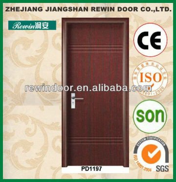 best price pvc interior wooden knotty pine doors