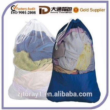 Small Nylon Mesh Drawstring Laundry Bag