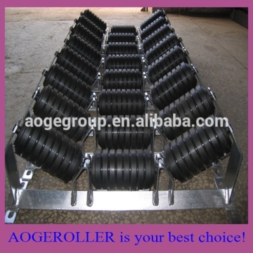 impact idler rubber roller