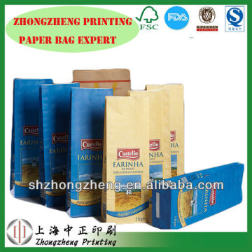 original paper bag for flour packaging, wheat flour bag, flour packaging bag