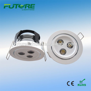 3x1W downlight fitting,12V led retrofit downlight