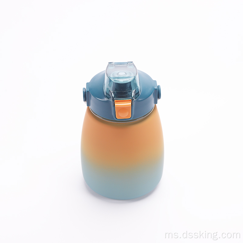 Kapasiti besar 1000ml Sukan botol DIY comel untuk perjalanan