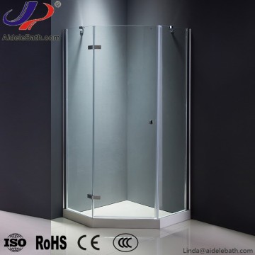 diamond Frameless Hinge shower enclosure wet room single door shower room