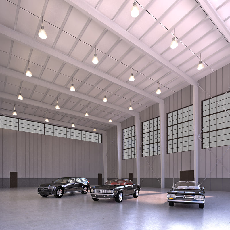 4S Car Garage Steel Structure Building Prefabricated Showroom