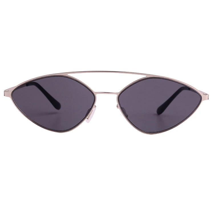 2019 Design Rectangle Shape Stylish Metal Sunglasses