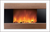 wall mounted fireplace decoration with remote control