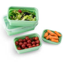 Silicone Collapsible Folding Food Storage Lunch Box