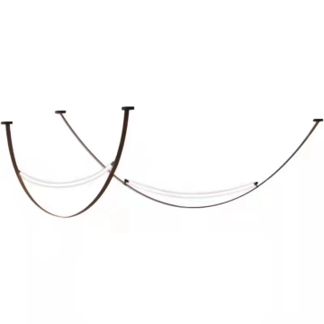 Modern Art Belt Chandelier Staircase Pendant Light