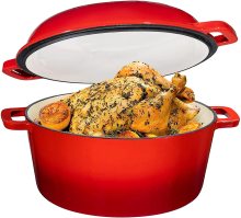 Enameled Cast Iron Non-Stick Casserole Pot Cookware