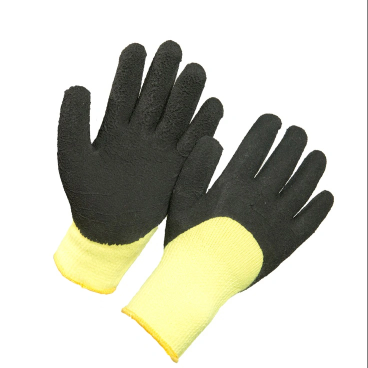 Winter Glove 10g Foam Latex Rubber Coated Cut Resistant Safety Work Hand Gloves