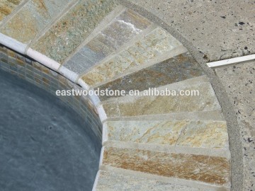 slate coping pool bullnose decoration for your swimming pool