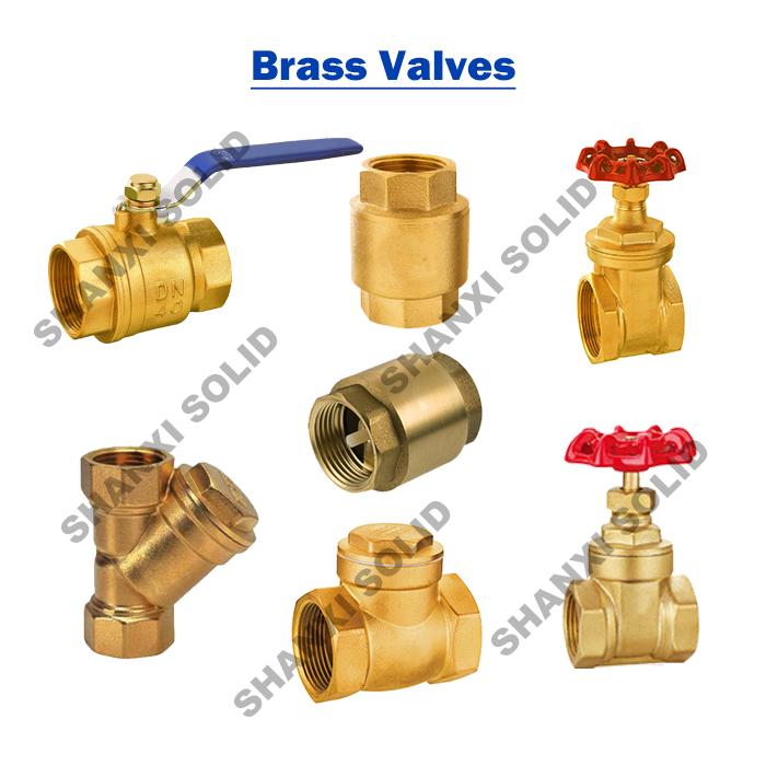 Brass Gate Valve with lock