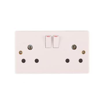 Double 15A Switched Socket Wall Switch Socket