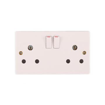 Double 15A Switched Socket Wall Switch Socket