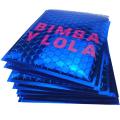 Colored metallic bubble mailers