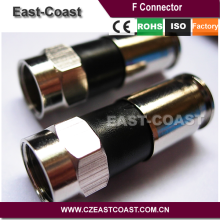 compression F connectors RG6 Brass