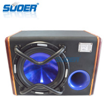 Suoer 10 Inch Car Subwoofer 12V Car Subwoofer Audio System Bass Subwoofer