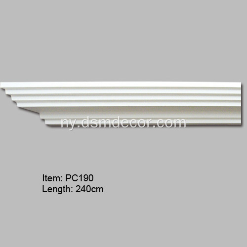 Zokongola za PU Plain Cornice Moldings