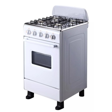 White ColorPanel 4 BurnerStanding Gas Stove WithOven