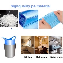 Food Grade Biodegradable Flat Bottom Freezer Food Plastic Packing Shopping Bags on Roll