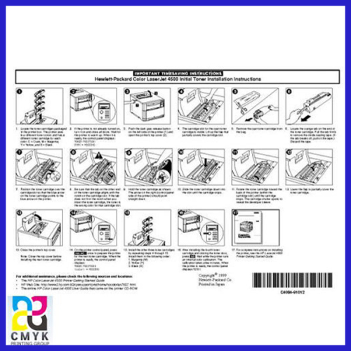 Installation Instructions Printing