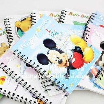 carton cover spiral notebook for school children