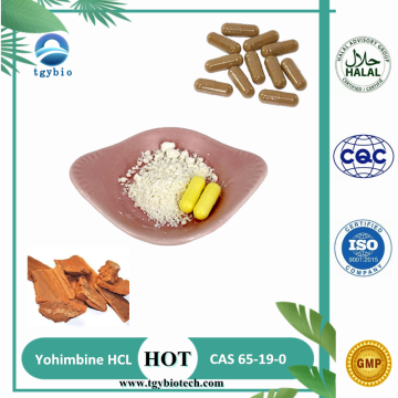 Extrait d&#39;écorce de yohimbine naturelle pure Yohimbine HCl 98%