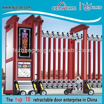 Aluminium gates designs folding barrier gates