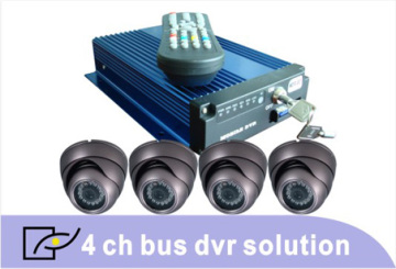4ch car dvr surveillance solution