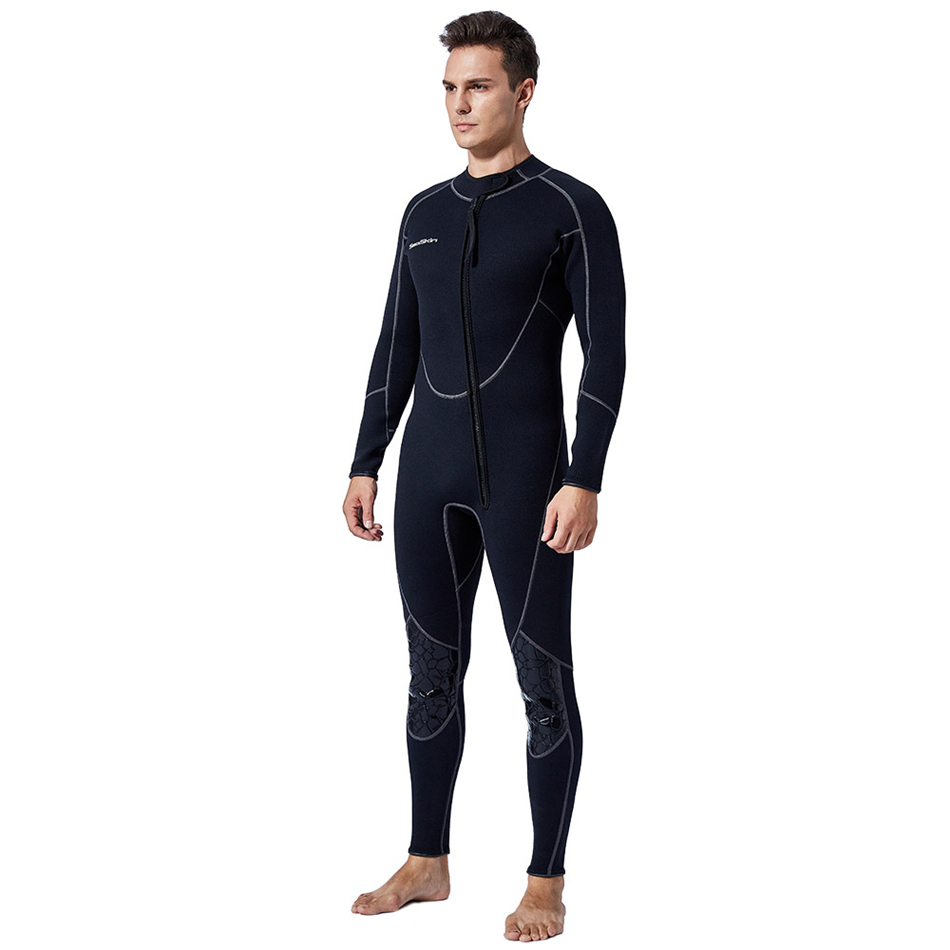 Seasin Mens Neoprene Front Zip Scuba Diving Wetsuits