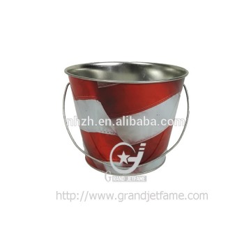 mini tin bucket samll decorative mini tin bucket