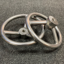 Silver Color Lathe Handwheel in Stainless Steel 303