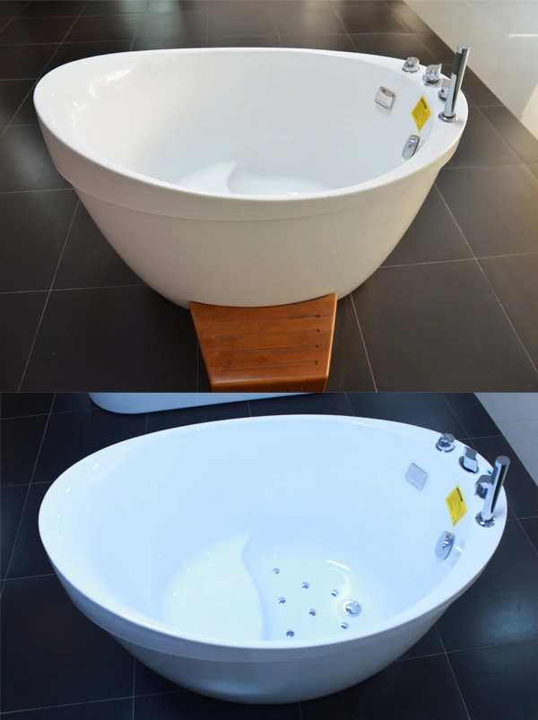 Eco Friendly Baby Small Jetted Whirlpool with Seat Oval Bathtub