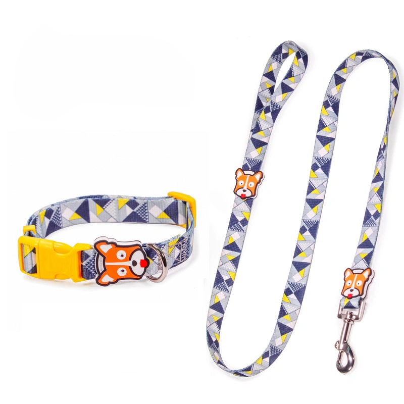 Nylon Pet Collar Leash Cat Leash Puppy Collar Leash