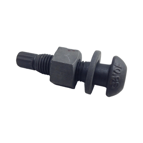 CL8.8 BLACK ROUND HEAD BOLT WITH NUT AND WASHER MADE IN CHINA