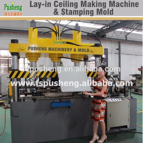 hydraulic pressing machine for steel metal ceiling