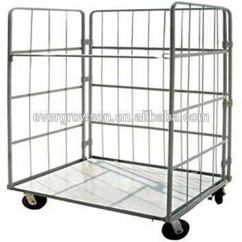 Universal wheel transportation convenient Steel/ metal wire cage carts