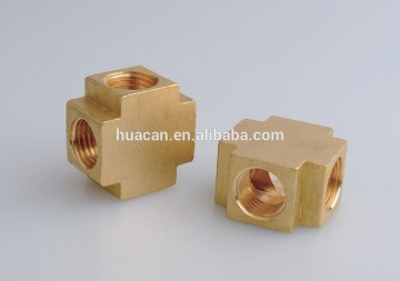 4 way brass cross fitting/4 way copper fitting