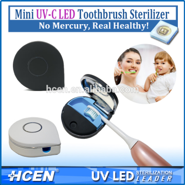 Health premium UV LED toothbrush sterilizer/uv toothbrush sanitizer