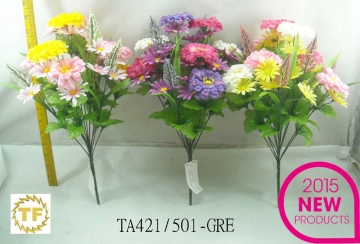 20"Artifical Spring Floral Bush