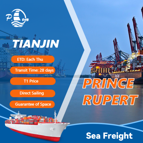 Pengiriman dari Tianjin ke Pangeran Rupert