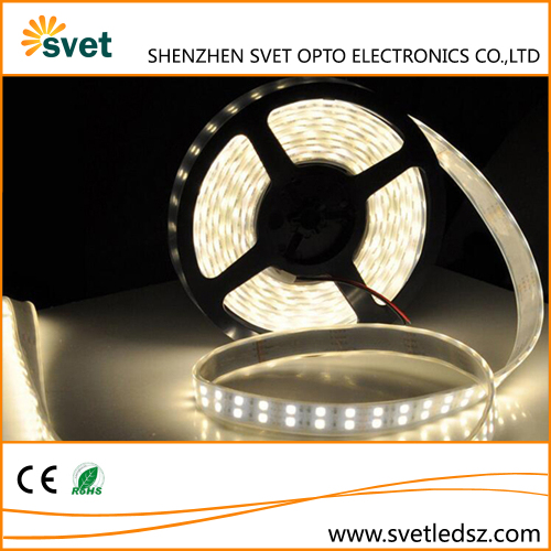 12 Volt Double Row 5050 Waterproof 120 Leds/M RGB 600 Flexible Led Strip