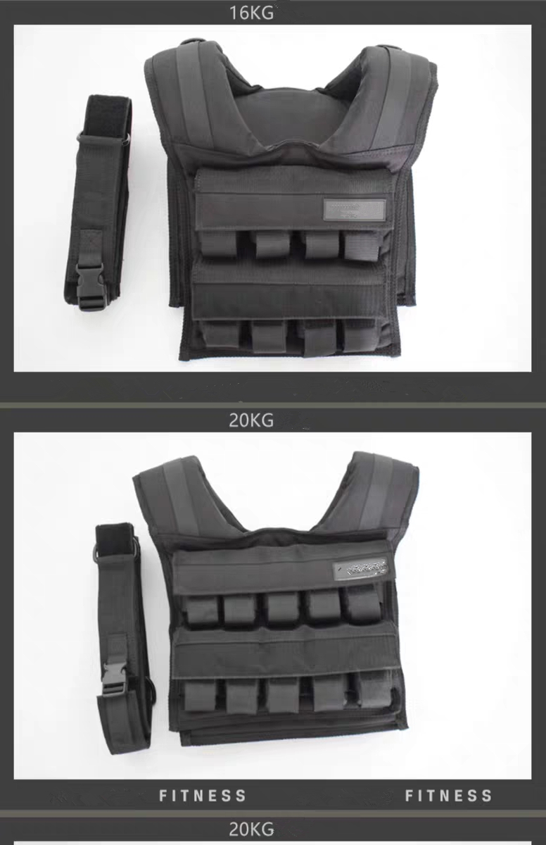 JW Gym Function Training Weighted Training 5-30kg Custom  Adjustable Weight Vest