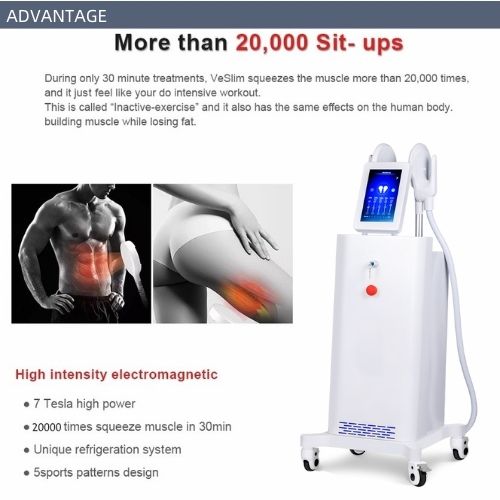 Electromagnetic therapy emslim muscle stimulator