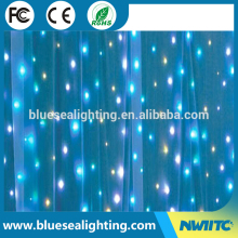 Christmas ligh LED wedding curtain star cloth for wedding decoration