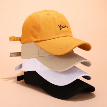 Custom embroidered logo man baseball cap