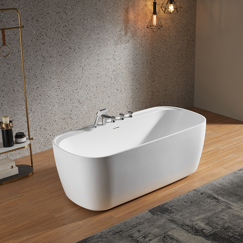 Modern Luxury Freestanding White Common Bathroom Bath Tub Acrylic Bathtub