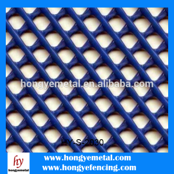 Perforated plastic mesh sheet/hdpe mesh sheet /polyethylene mesh plate
