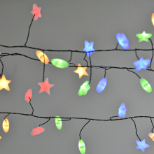 Outdoor Waterproof LED Star Fairy Lights Garland String Light