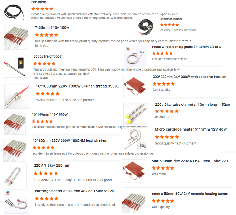 Flat type 245x80 400W Infrared ceramic plate heating element